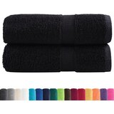 Premium ručnici za goste SOLUND 2 kom. crni 30x50 cm 600 g/m² | Shoptok.si