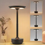 Nettlife Lampe de chevet sans fil à LED, rechargeable par USB, tactile, à intensité variable, noire, (22143975) | Shoptok.si