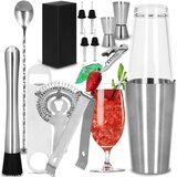  Barski set s Boston shakerom, 14 dijelova, nehrđajući čelik | shoptok.hr