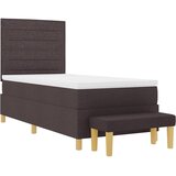 s opruga kutije Tamno smeđa 200 x 90 cm tkanina | shoptok.hr