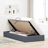  Krevet s od storage s madracem Tamno siva 100 x 190 cm Baršun | shoptok.hr