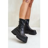 Boto Boots On Massive Platform Black Florinara | Eponuda.ba