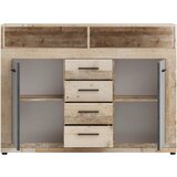 MID.YOU KOMODA, antracit, barve hrasta | Shoptok.si