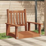 Maison Chic Vrtni gugalni stoli - Stol za vrt s kovinskimi verigami rjav trden les jelke JS260, (21877277) | Shoptok.si