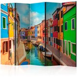  Paravan u 5 dijelova - Colorful Canal in Burano II [Room Dividers] 225x172 Cijene