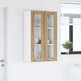 vidaXL Viseča omarica s polico Riga Umetni hrast 60 x 31 x 100 cm | Shoptok.si