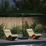  Vrtni suncobran Zelena 385 x 209 x 244 cm Poliester | Eponuda.com