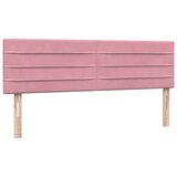  s oprugama i madracem ružičasti 140x210 cm baršunasti | shoptok.hr