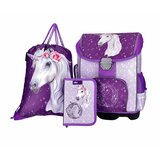 ABC123 Prvošolski set Samorog (3-delni), vijoličen | Shoptok.si