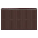  Vrtno spremište tamnosmeđe 192 x 357 x 223 cm pocinčani čelik | Eponuda.com