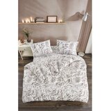 Mila Home Bela/rjava posteljnina za zakonsko posteljo/podaljšana z rjuho/4-delna 200x220 cm Floral – | Shoptok.si