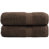 Premium ručnici za pranje SOLUND 2 kom. smeđi 30x30 cm 600 g/m² | Shoptok.si