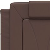  Okvir za krevet s uzglavljem smeđi 120x200 cm od umjetne kože | shoptok.hr