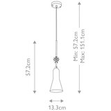 Elstead ETOILE-P-S-AB - Luster na sajli ETOILE, 1xE27/60W/230V, prečnik 13,3 cm, zlatan | Eponuda.com