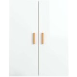 Viseći Viseča stenska omarica visok sijaj bela 69,5x34x90 cm, (20654751) | Shoptok.si