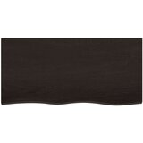 Stolna ploča tamnosiva 100x50x4 cm obrađena masivna hrastovina | shoptok.hr