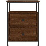 vidaXL Nočna omarica 2 kosa rjavi hrast 44x45x60 cm inženirski les | Shoptok.si