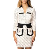 Elisabetta Franchi Kratke obleke ABS0156E2 Bela Cene