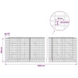  Gabion s žicom debljine 3 5 mm i mrežom 5x10 cm 1200x20x100 cm - 20 cm 100 cm 1200 cm | shoptok.hr