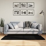  Tepih HUARTE kratkih vlakana mekani i perivi crni 80x150 cm | shoptok.hr