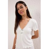 TRENDYOLMILLA Ženski set pidžame Thmss25Pt00417, Krem | Eponuda.com