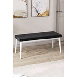 Hanah home klupa Arwen Bench, 105 cm, crna / bela | Eponuda.com