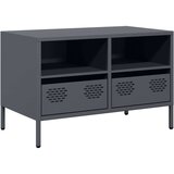 vidaXL TV omarica antracit 68x39x43,5 cm hladno valjano jeklo | Shoptok.si