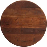 Stolna ploča Ø 50 x 3 8 cm okrugla od masivnog obnovljenog drva