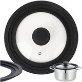 Ruhhy univerzalni poklopac 3 u 1 za lonce 18/20/22 cm, staklo i silikon | shoptok.hr
