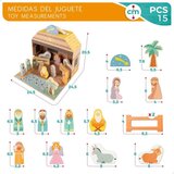  Božićne jaslice Woomax 15 Dijelovi 24 5 x 20 5 x 24 5 cm (6 kom.) | shoptok.hr