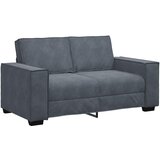  Dvosjed Sofa Tamno siva 160x78x84 cm Baršun | shoptok.hr