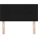  LED vzglavje s gumbi, črno, 80 cm, tekstil, (22051959) | Shoptok.si