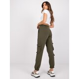 RUE PARIS Sweatpants-RV-DR-7461.03-khaki | Shoptok.si