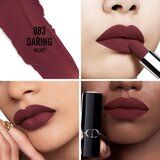 Dior Rouge dolgoobstojna šminka polnilna odtenek 883 Daring Velvet 3,5 g | Shoptok.si