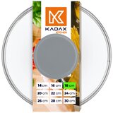 KADAX stekleni pokrov 18 cm univerzalni toplotno odporen pokrov za lonce in ponev, (5000551556) | Shoptok.si