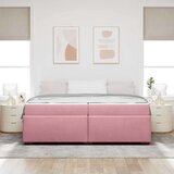  Konstrukcija postelje z vzmetnico Roza 200 x 200 cm blago, (5000126049) | Shoptok.si