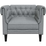  Chesterfield sofa stolica Svjetlosiva 78.5 x 74.5 x 74.5 cm | shoptok.hr
