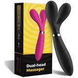 Armony Y-Wand Massager & Vibrator Double Head Black | Shoptok.si