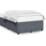 vidaXL Posteljni okvir temno siv 120x190 cm žamet Cene
