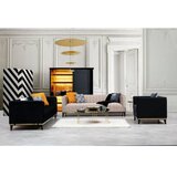 Atelier Del Sofa sofa trosed bellino black Cene