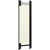 vidaXL Sobna pregrada s 5 panela krem-bijela 200 x 180 cm | shoptok.hr