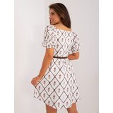 LAKERTA Dress-LK-SK-509406.31-white-brown | Shoptok.si