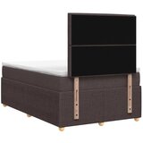  Boxspring krevet s madracem Tamno smeđa 120 x 200 cm Tkanina - Tamno smeđa 120 x 200 cm Dizajn linija | shoptok.hr