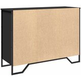 Komoda crna 101 x 35,5 x 74,5 cm od konstruiranog drva | Eponuda.com