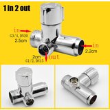 Kranig Kraanwerk Naredi sam | Priključite pipo na T-kos | tri povezave za premostitev Flexi-cevi vaše pipe, (21732049) | Shoptok.si