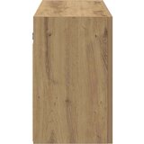 vidaXL Kopalniška stenska omarica artisan hrast 100x25x40 cm inž. les | Shoptok.si