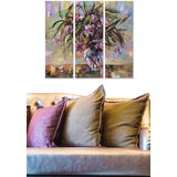 Wallity MDF1105681736 multicolor decorative mdf painting (3 pieces) Cene