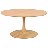 Rowico Okrogla mizica v hrastovem dekorju 90x90 cm Hobart –