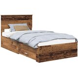  Krevetna konstrukcija Staro drvo 100 x 200 cm Konstruirano drvo | shoptok.hr
