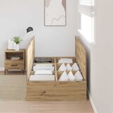 Krevet s ladicama s pohranom Umjetnički hrast 100 x 200 cm | Eponuda.com